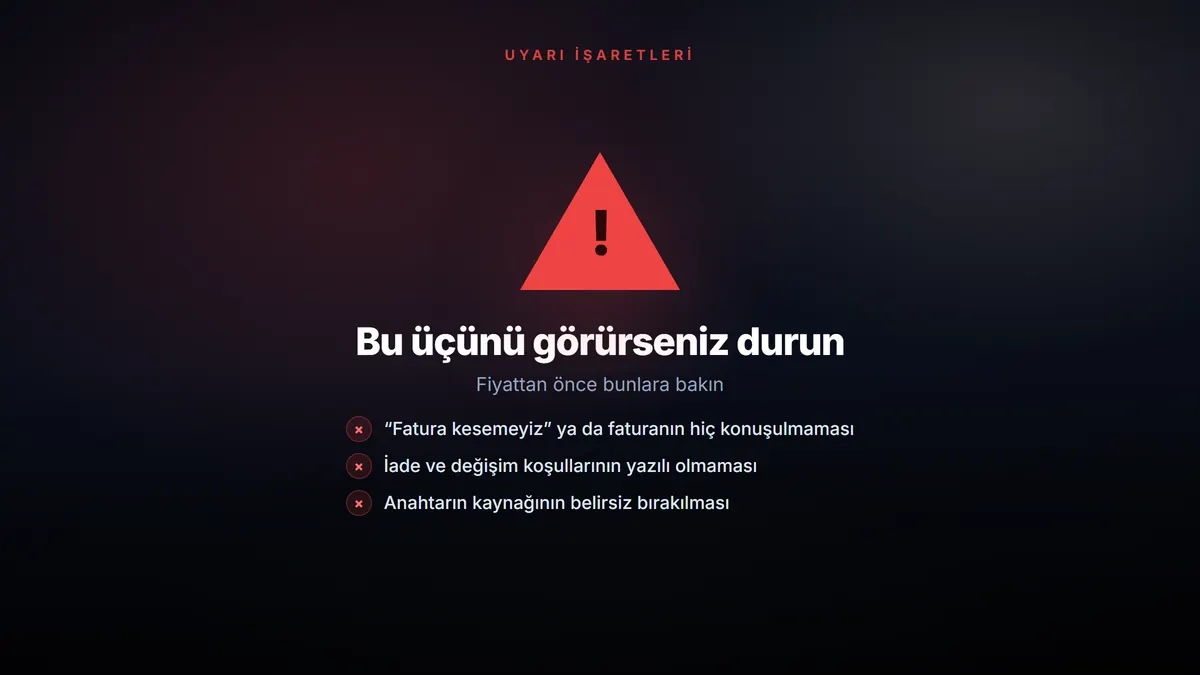 Güvenilir Dijital Lisans Satıcısı Nasıl Anlaşılır? (Kontrol Listesi) — konuyu özetleyen görsel