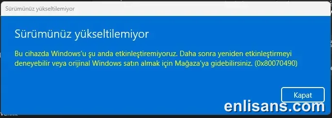 Bluetooth Eşleştirme Başarısız (0x80070490) Hatası Nasıl Çözülür? ekran görüntüsü — Enlisans