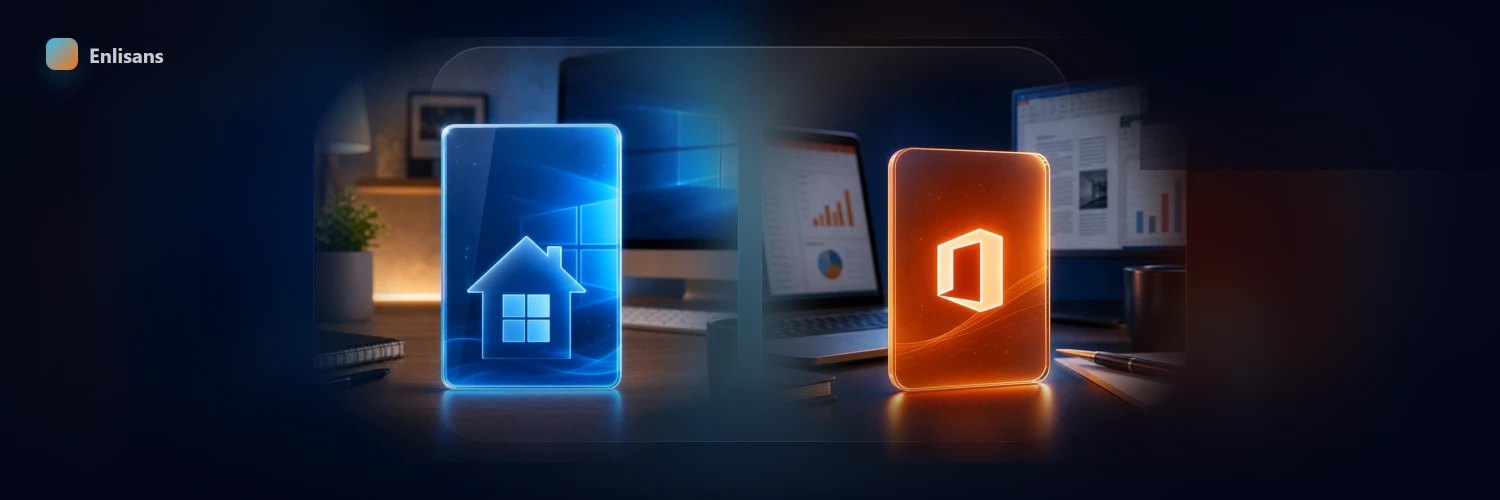 Windows 10 Home + Office 2019 Pro Plus Paketi