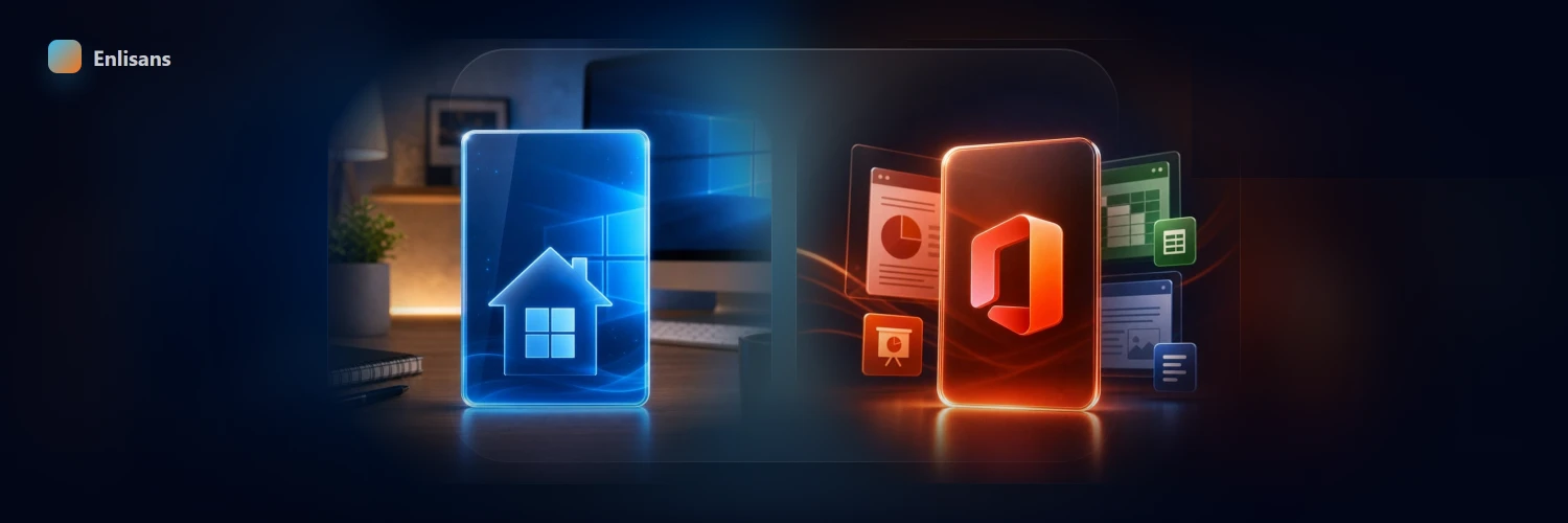 Windows 10 Home + Office 2024 Pro Plus Paketi