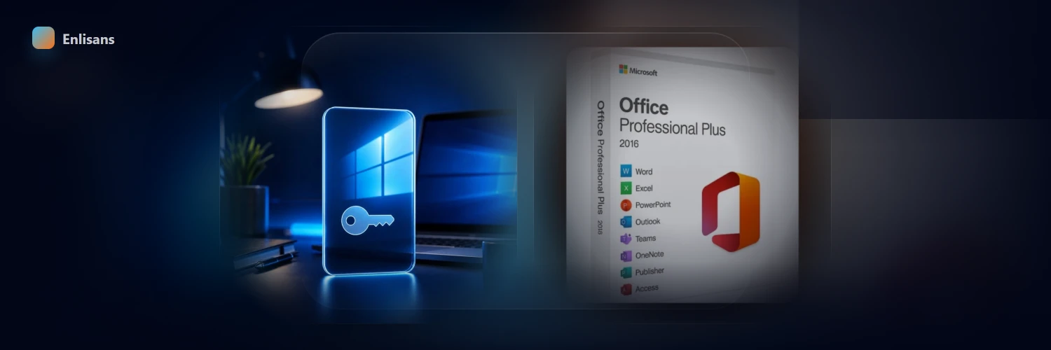 Windows 10 Pro + Office 2016 Pro Plus Paketi