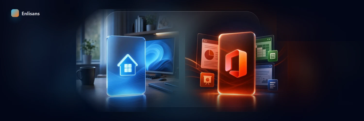Windows 11 Home + Office 2024 Pro Plus Paketi